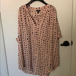 Polka dot blouse